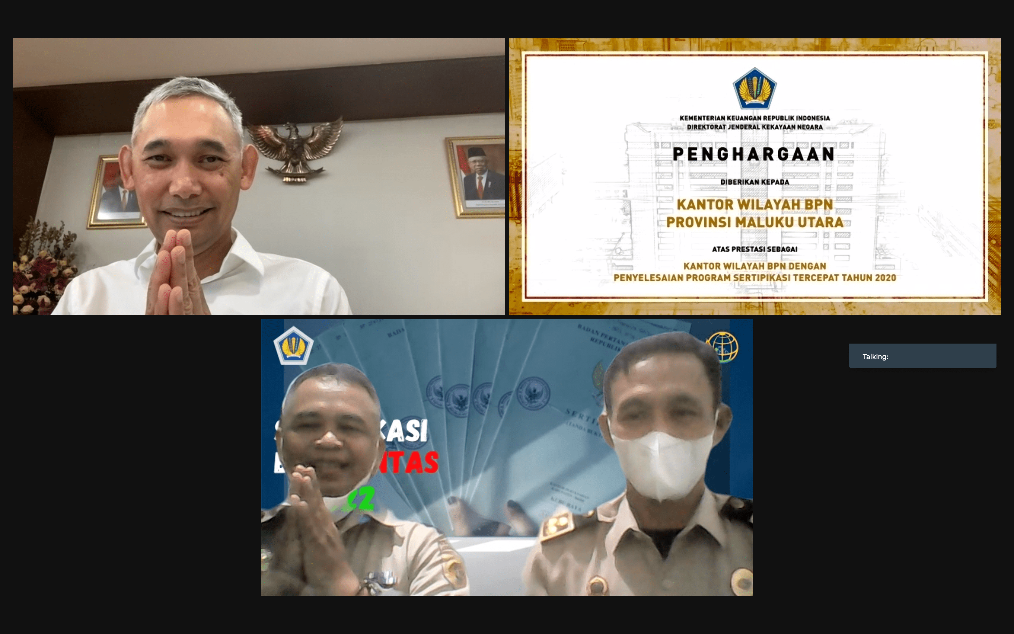 Rakor Sertipikasi BMN, Dirjen KN: Saya Apresiasi Kerja Cerdas Seluruh Jajaran Pengelola Barang