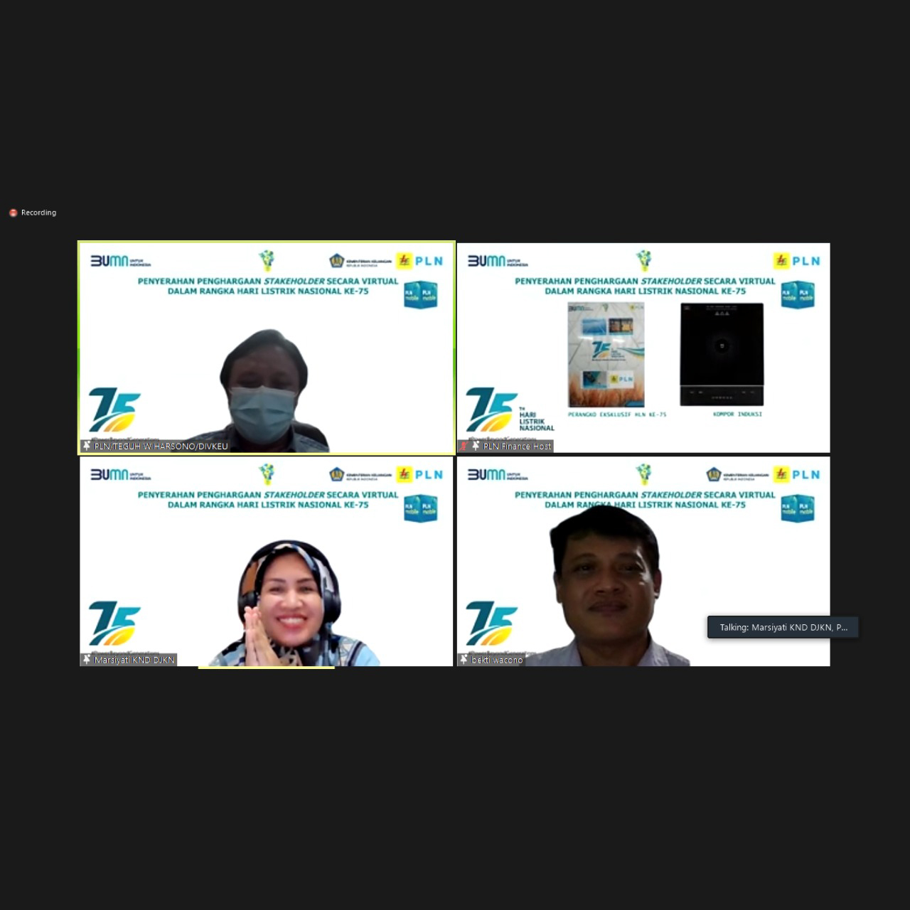 Hari Listrik Nasional Ke-75, DJKN Terima Penghargaan Stakeholder PLN