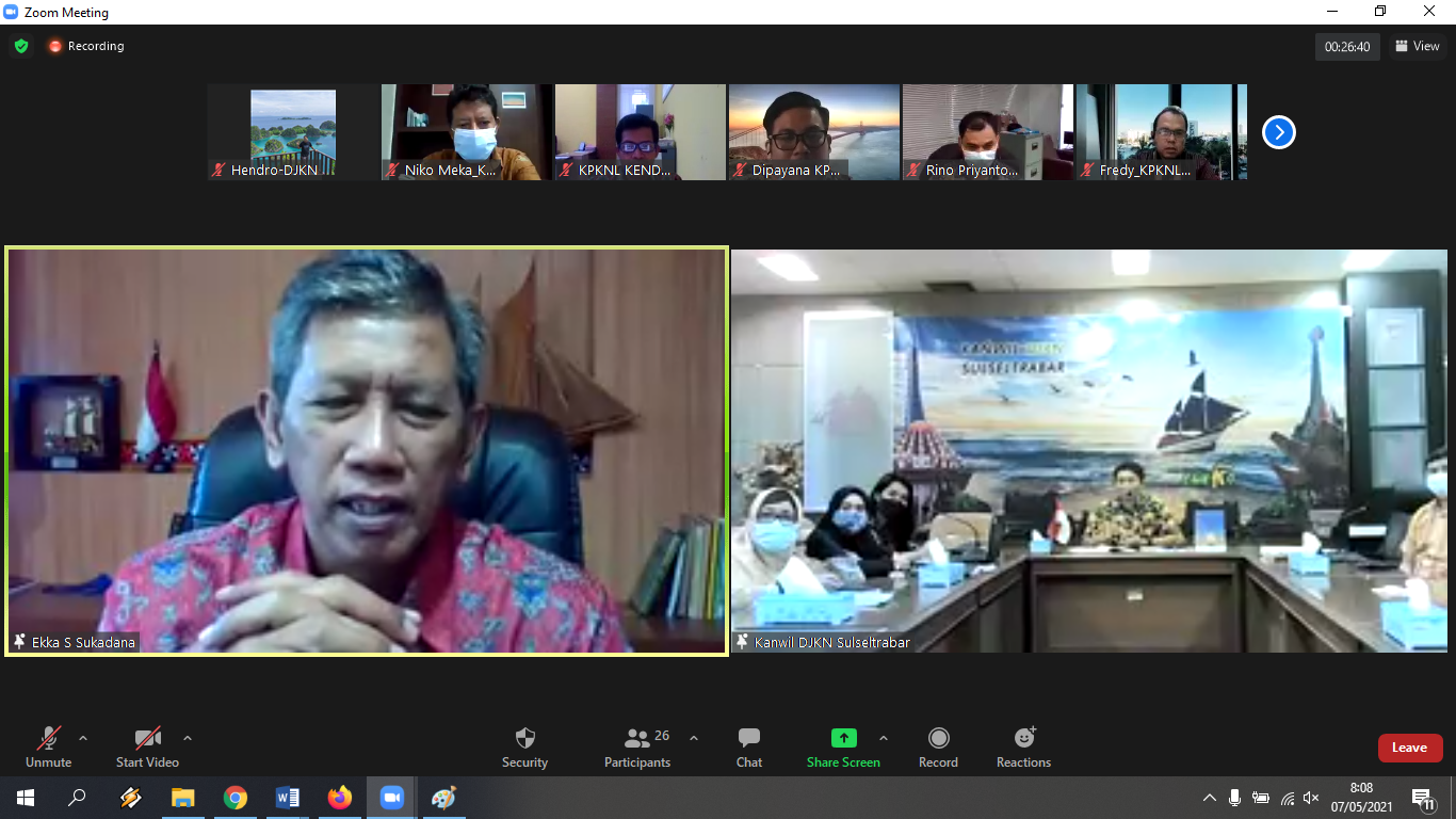 Kompetisi dan Inovasi (KEDAI) Lelang Sukarela Produk UMKM Wujud Partisipasi Kanwil DJKN Sulseltrabar dalam Program PEN