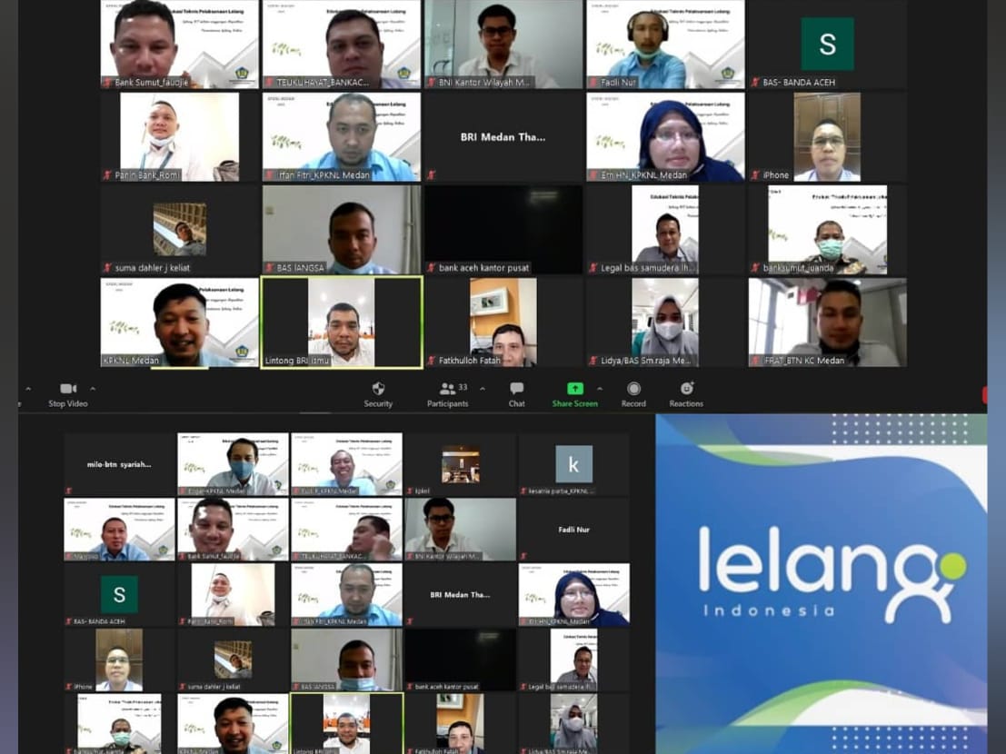 Sosialisasi Penyelenggaraan Lelang Eksekusi berdasarkan PMK No. 213/PMK.06/2020 tentang Petunjuk Pelaksanaan Lelang