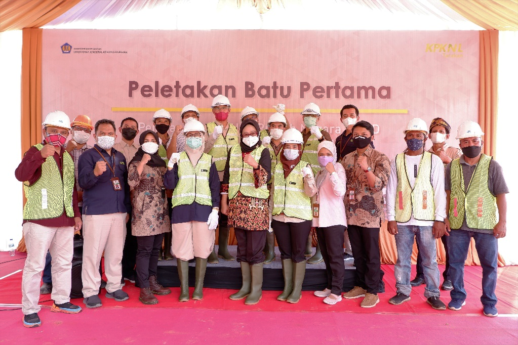 Peletakan Batu Pertama Pembangunan Rumah Dinas KPKNL Tarakan, Kepala Kanwil DJKN Kaltimtara: Tegakkan Akuntabilitas dan Integritas!