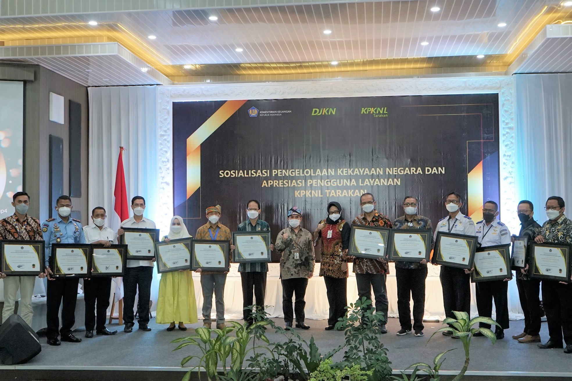 U’Tarakan Award 2021, Kepala KPKNL Tarakan: Kerja Sama dengan Stakeholder adalah Kunci Optimalisasi Aset Negara
