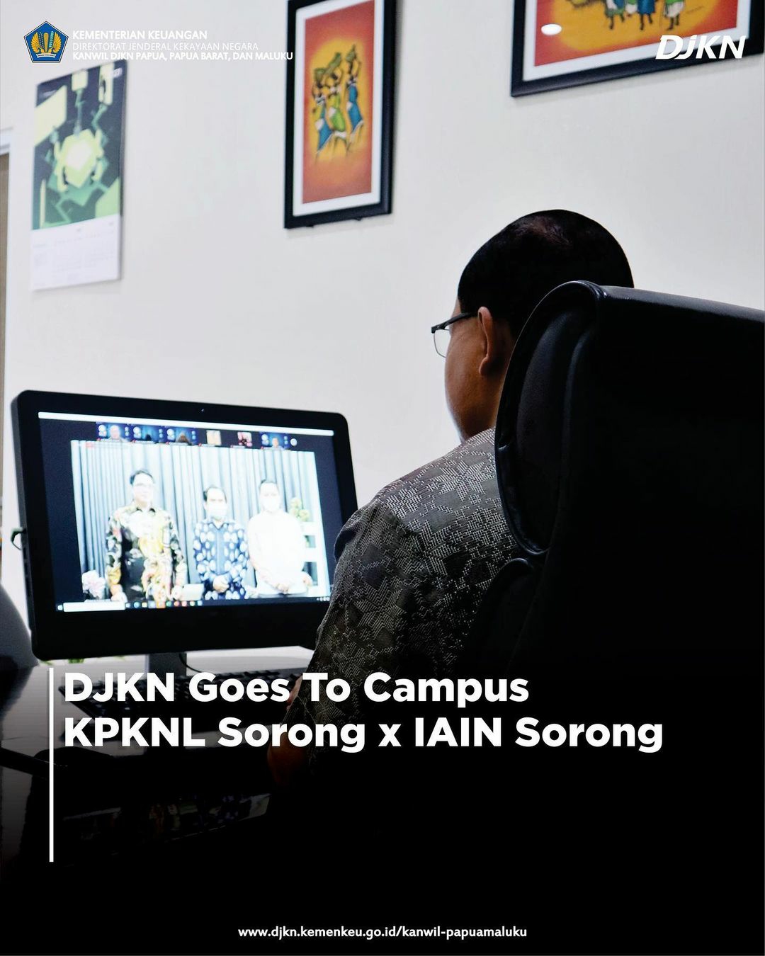 DJKN Goes To IAIN Sorong, KPKNL Sorong Sampaikan Pentingnya Pengelolaan Kekayaan Negara 