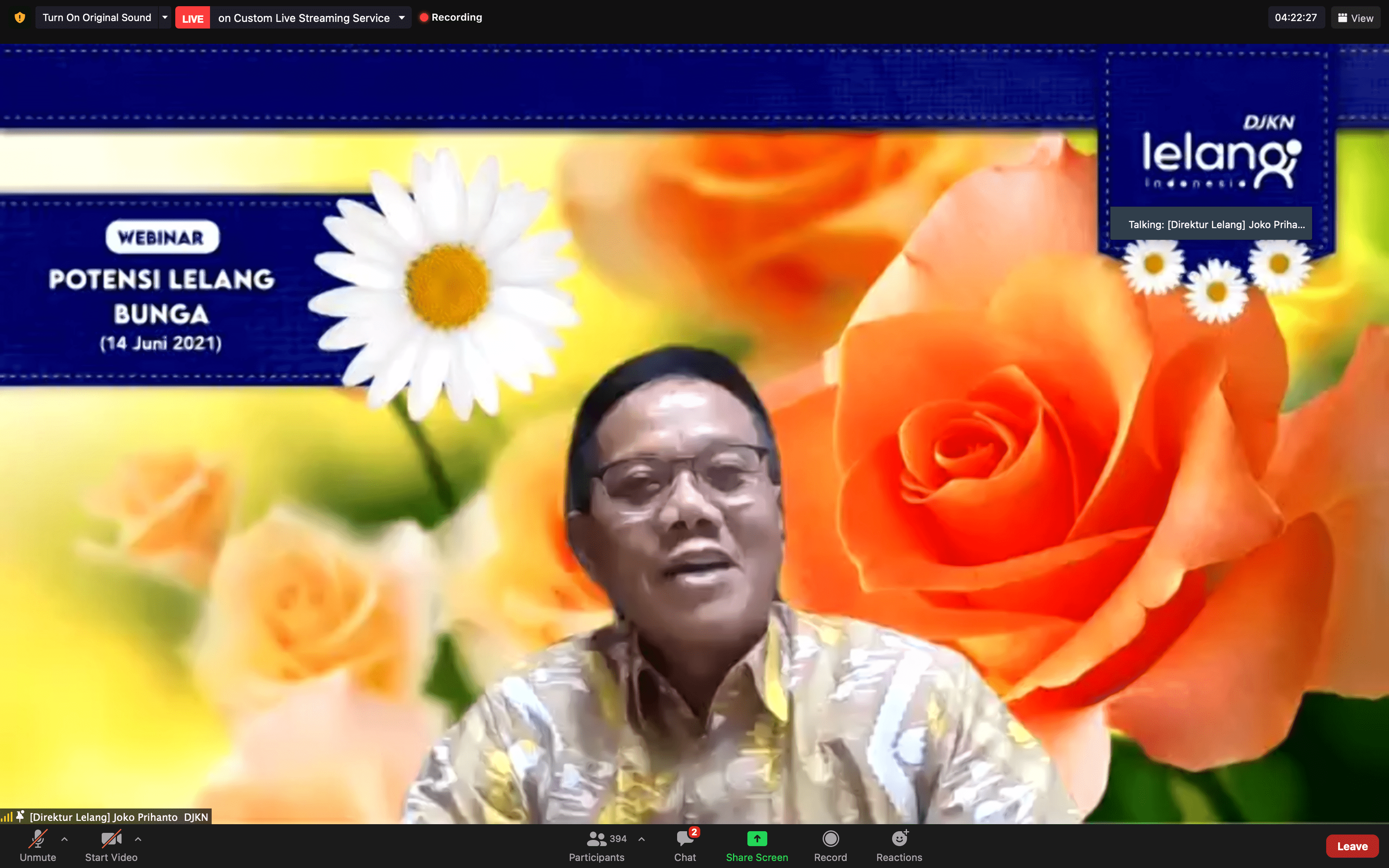 Dukung UMKM, DJKN Pasarkan Bunga melalui Lelang.go.id