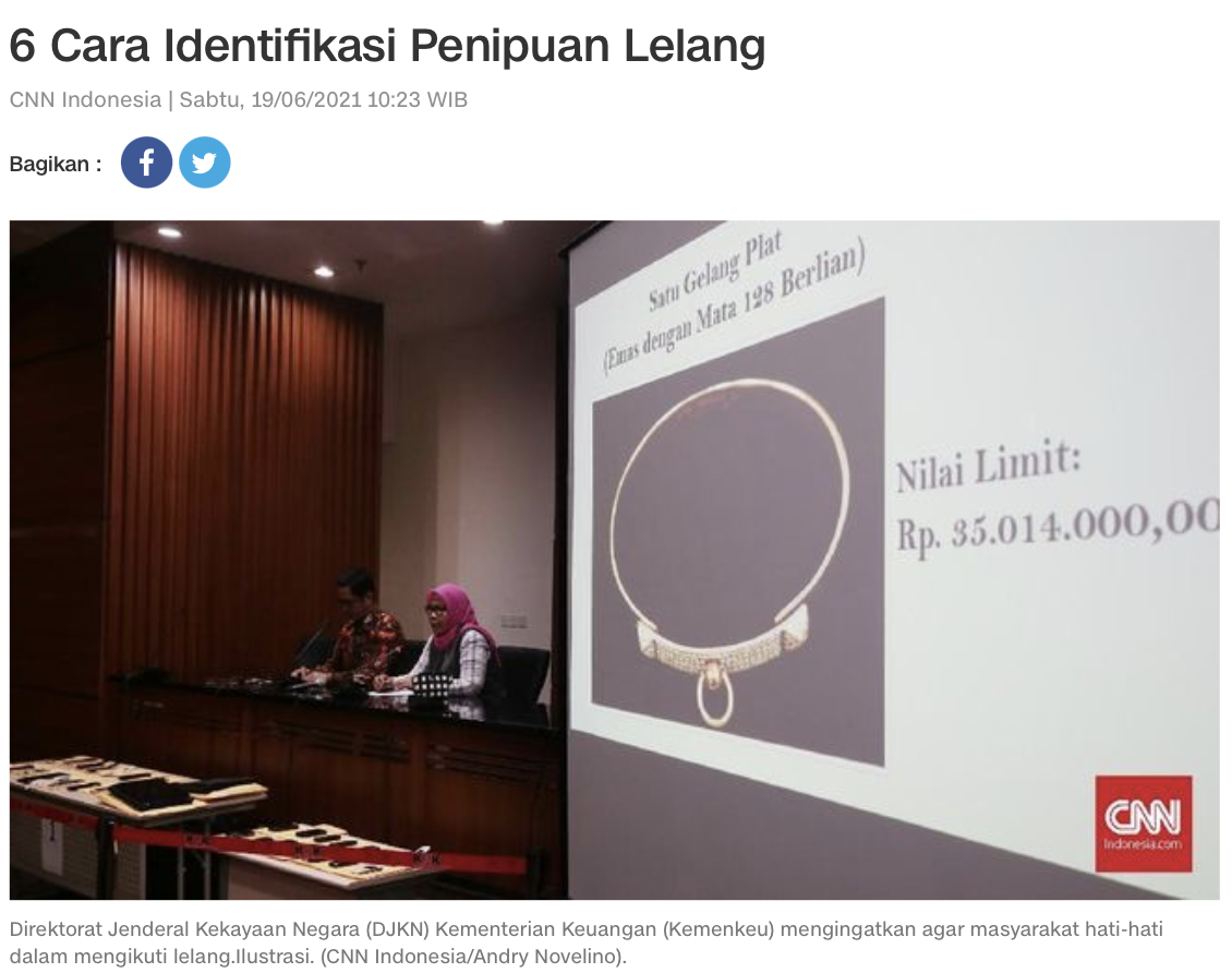 6 Cara Identifikasi Penipuan Lelang