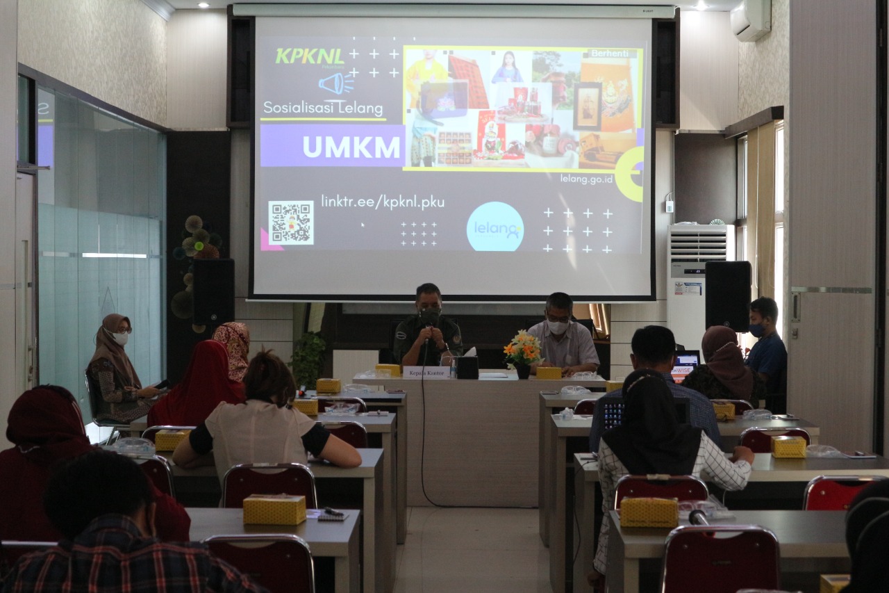 Sosialisasi Lelang Produk UMKM KPKNL Pekanbaru