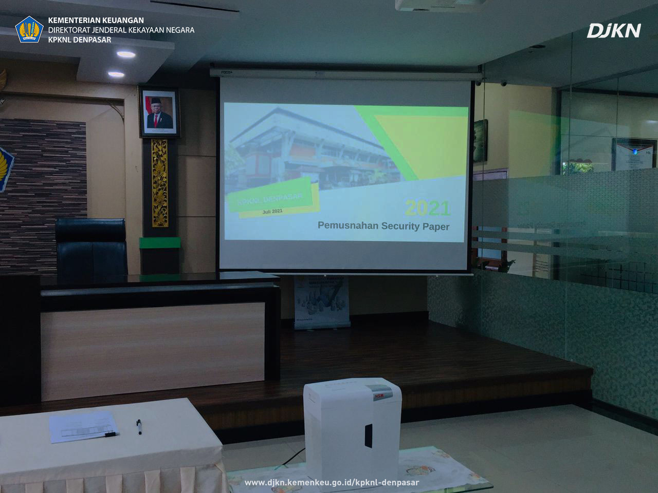 Pemusnahan Security Paper Untuk Keamanan Lelang