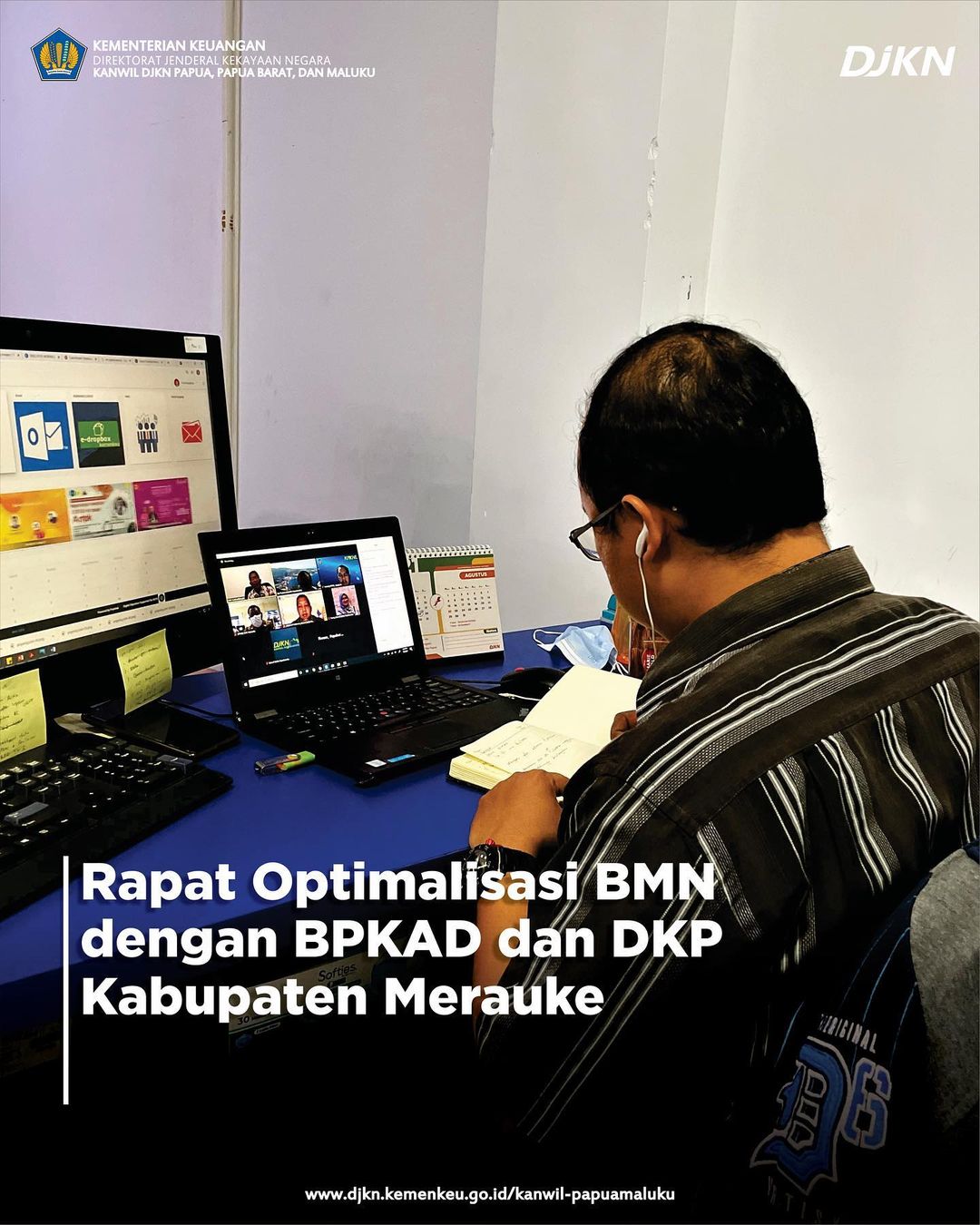 Rapat Optimalisasi BMN bersama BPKAD dan DKP Kabupaten Merauke