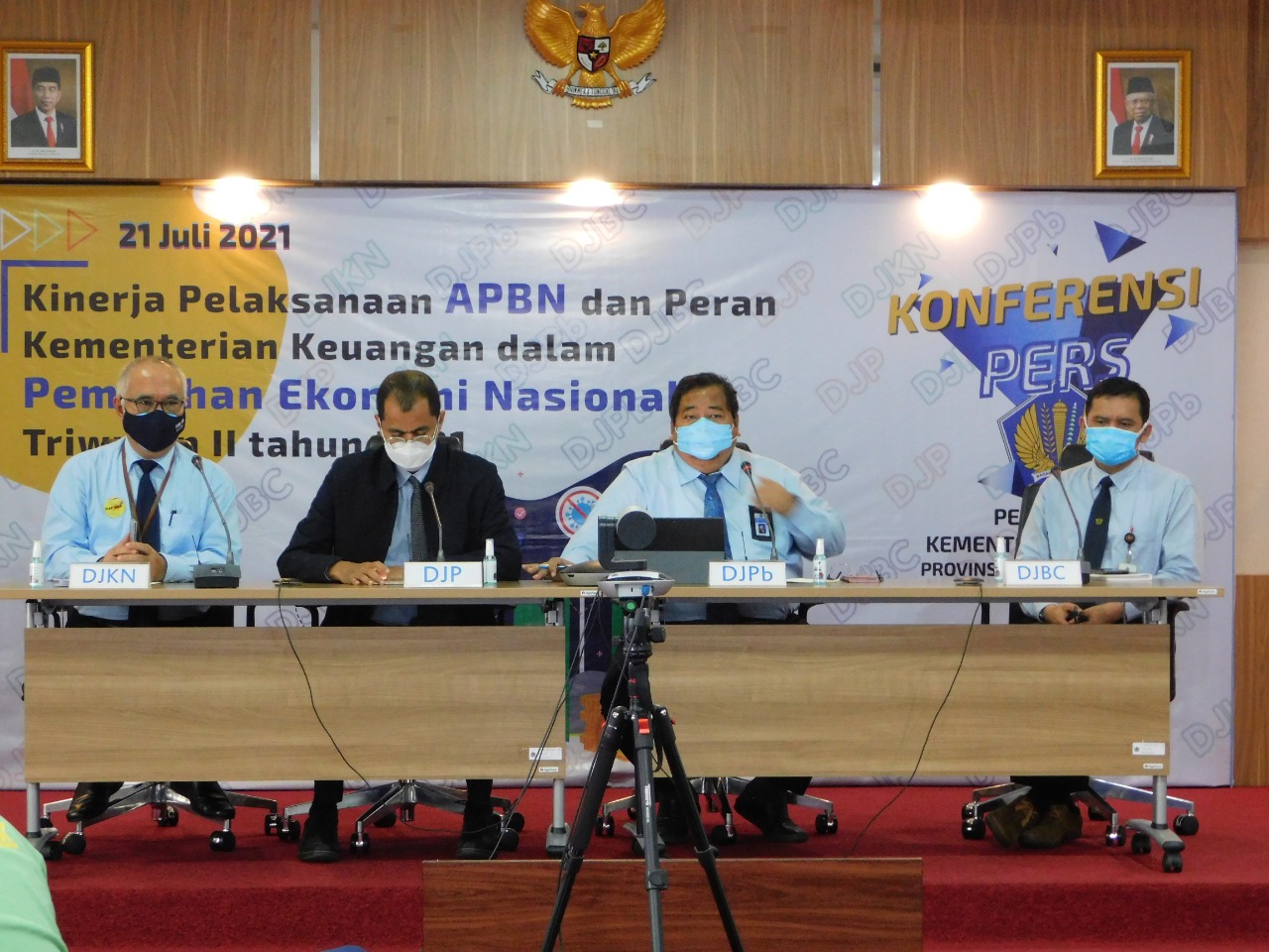 Kemenkeu Kalselteng Adakan Konferensi Pers Kinerja APBN 2021
