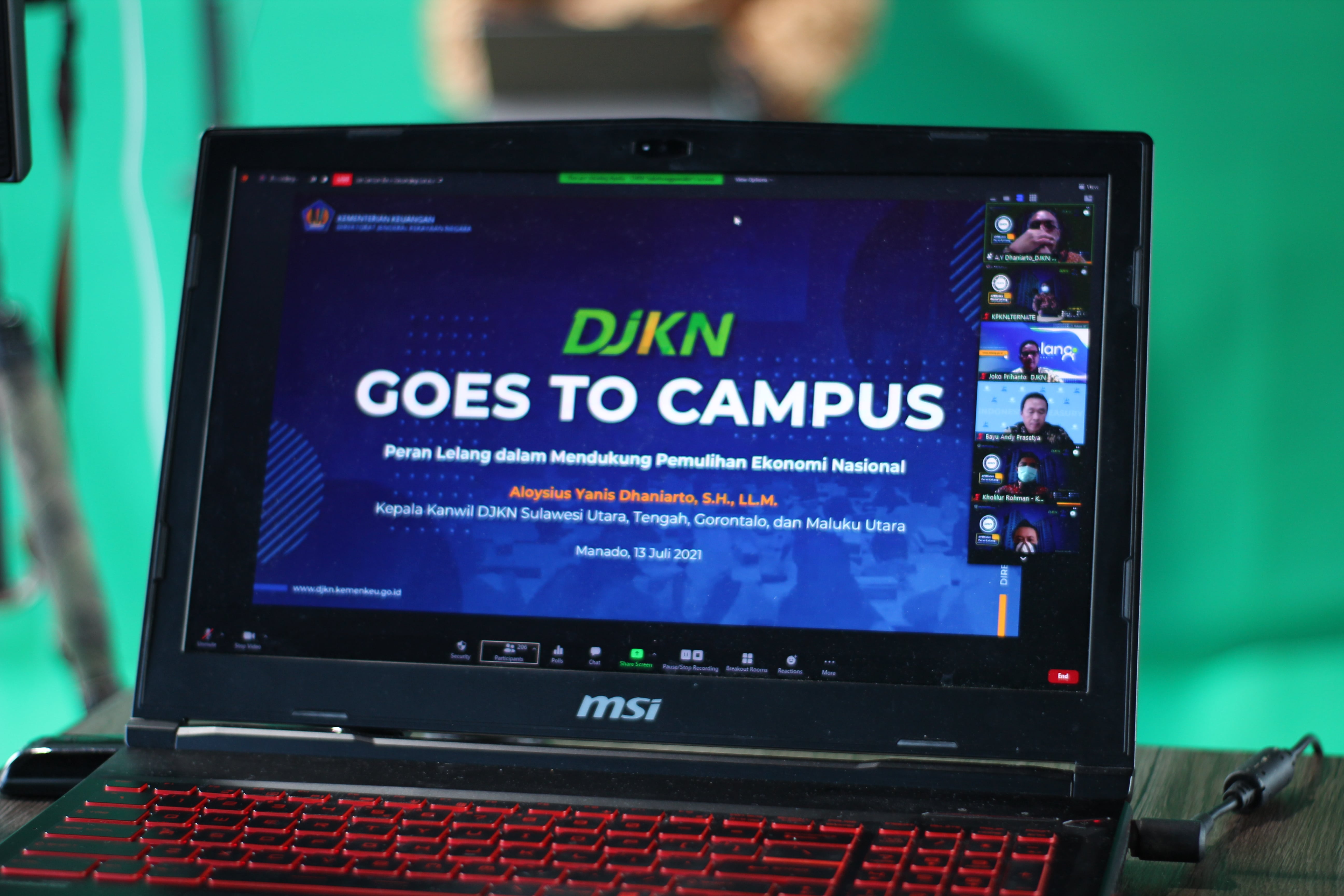 DJKN Goes to Campus, Kanwil DJKN Suluttenggomalut Kenalkan Lelang pada Universitas Khairun