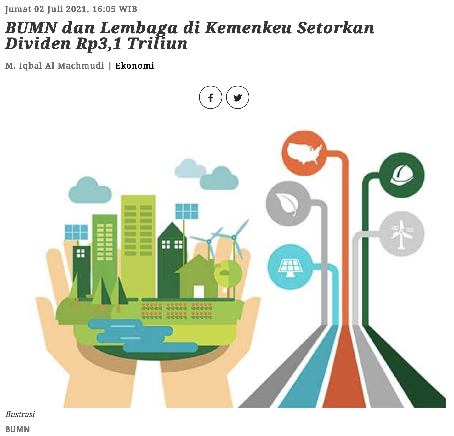 BUMN dan Lembaga di Kemenkeu Setorkan Dividen Rp3,1 Triliun