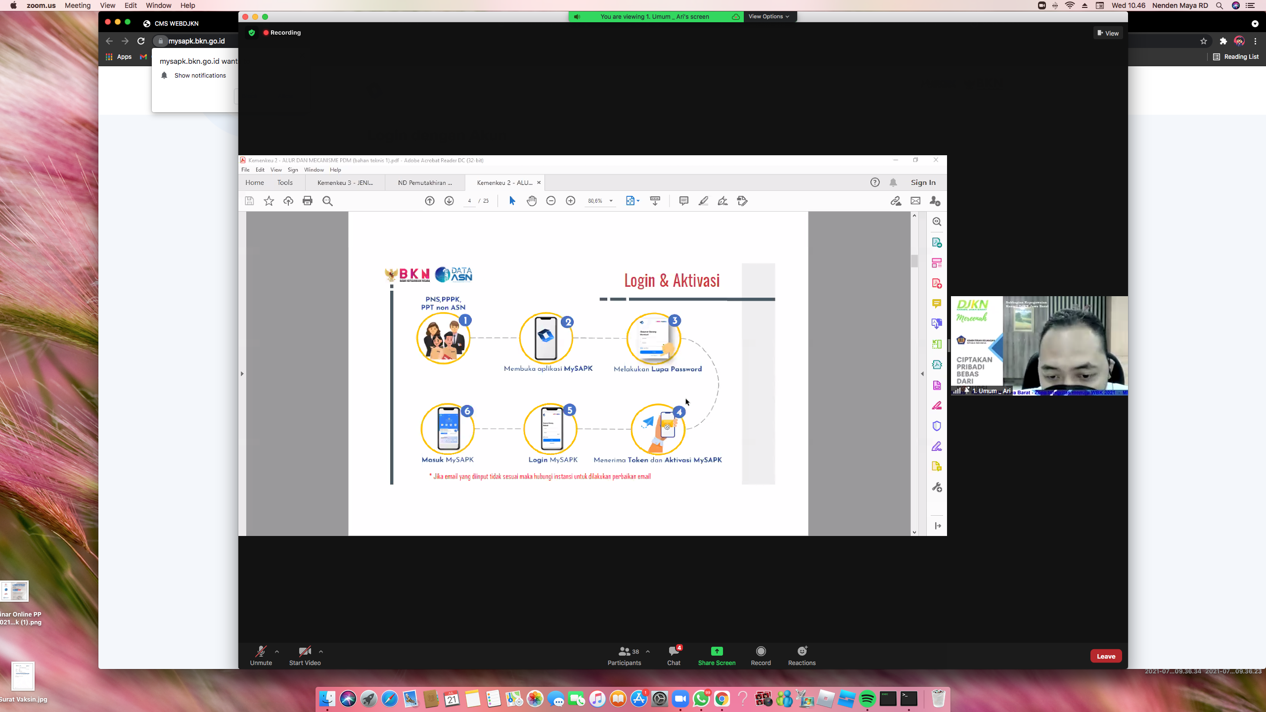 Jabar DIgital Services, Pemutakhiran Data Mandiri melalui My SAPK BKN