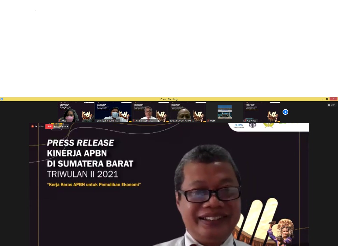 Press Conference Kinerja APBN di Sumbar, KPKNL Padang Sampaikan Capaian PNBP Pengelolaan Kekayaan Negara dan Lelang 