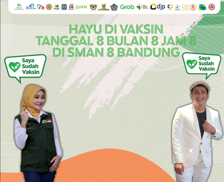 Kanwil DJKN Jabar Bersama Gerakan Kolaborasi Jabar Juara Turut Sukseskan Vaksinasi untuk Indonesia Sehat