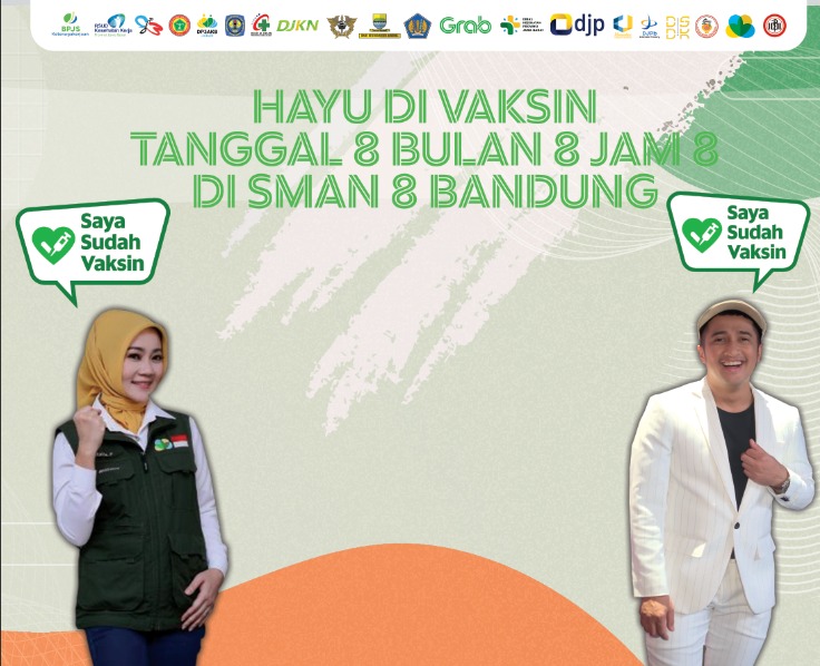 Kanwil DJKN Jabar Bersama Gerakan Kolaborasi Jabar Juara Turut Sukseskan Vaksinasi untuk Indonesia Sehat