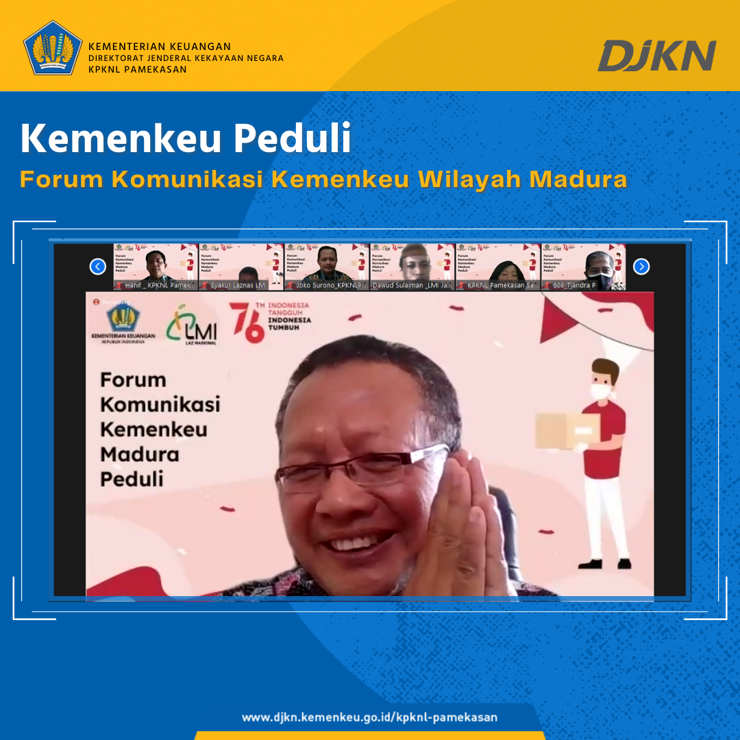 Sinergi Kemenkeu Madura di Masa Pandemi Covid-19