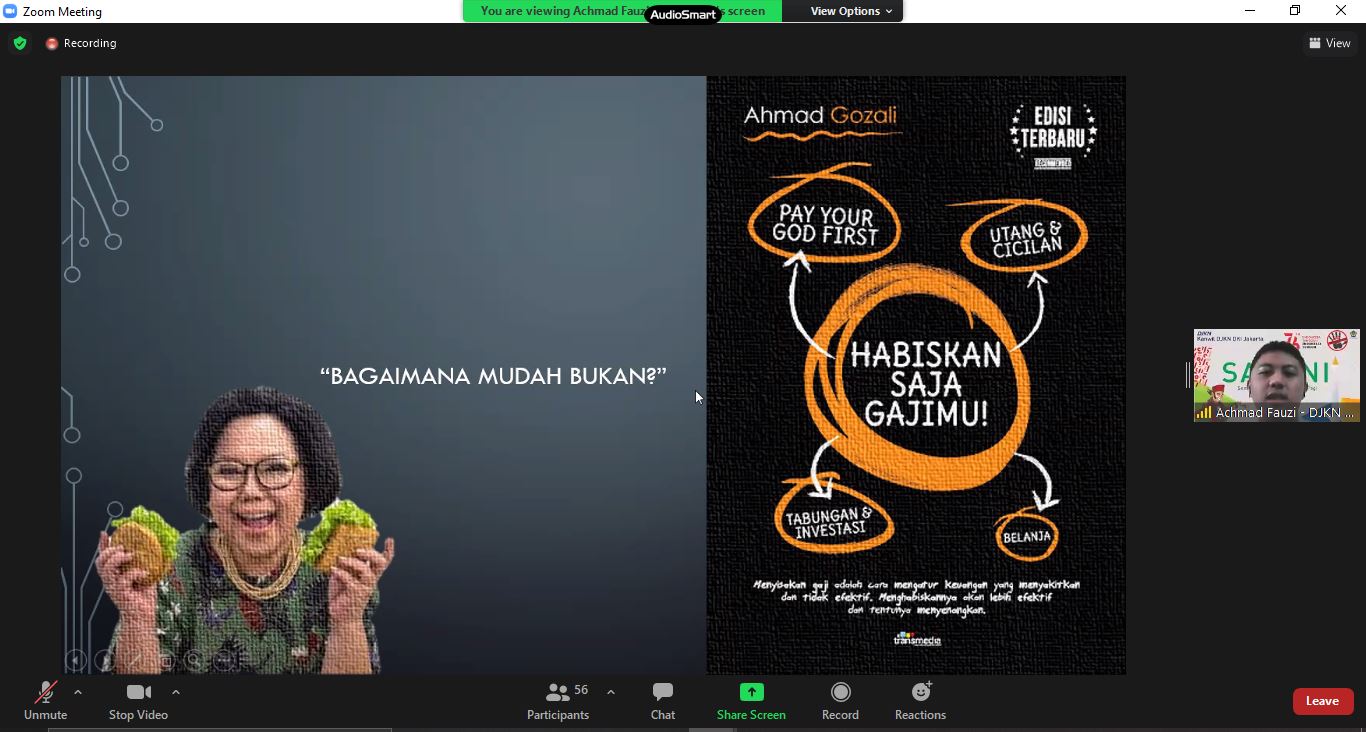 SABENI : Bedah Buku &ldquo;Habiskan Saja Gajimu!&rdquo;