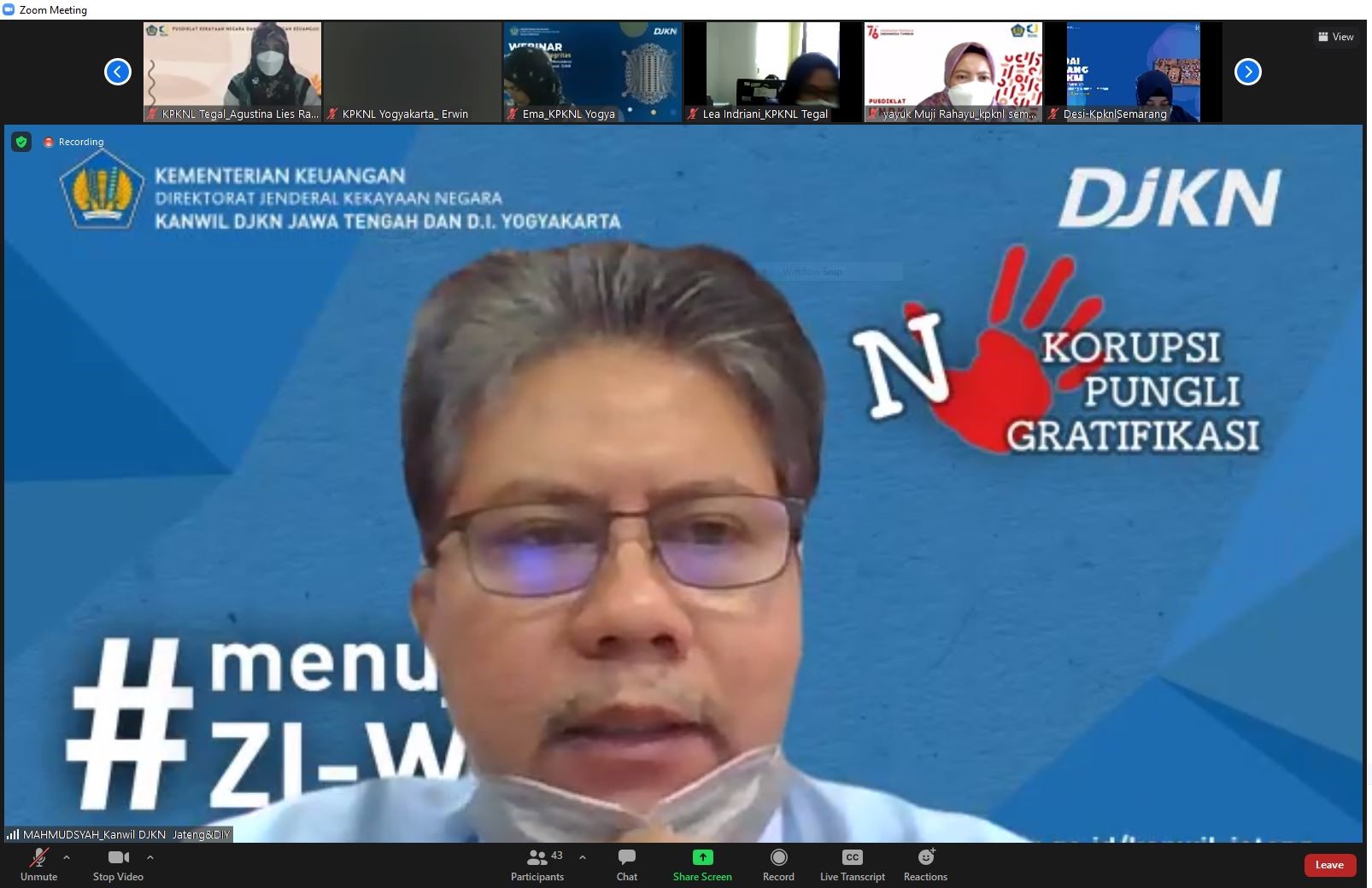 Perdana, Kanwil DJKN Jateng DIY Gelar "Kopi Semar" Sebagai Forum Diskusi Guna Penyelesaian Permasalahan Terkait Tusi DJKN
