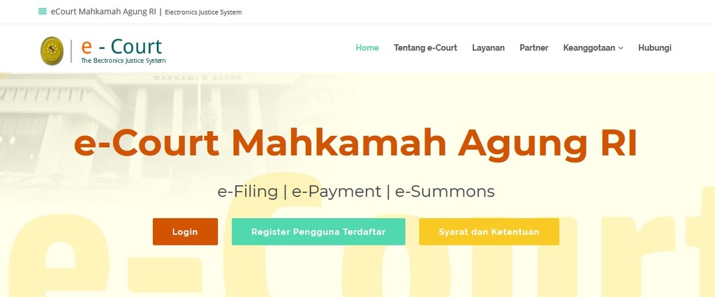 e-Court sebagai Solusi Para Pencari Keadilan di Masa Pandemi