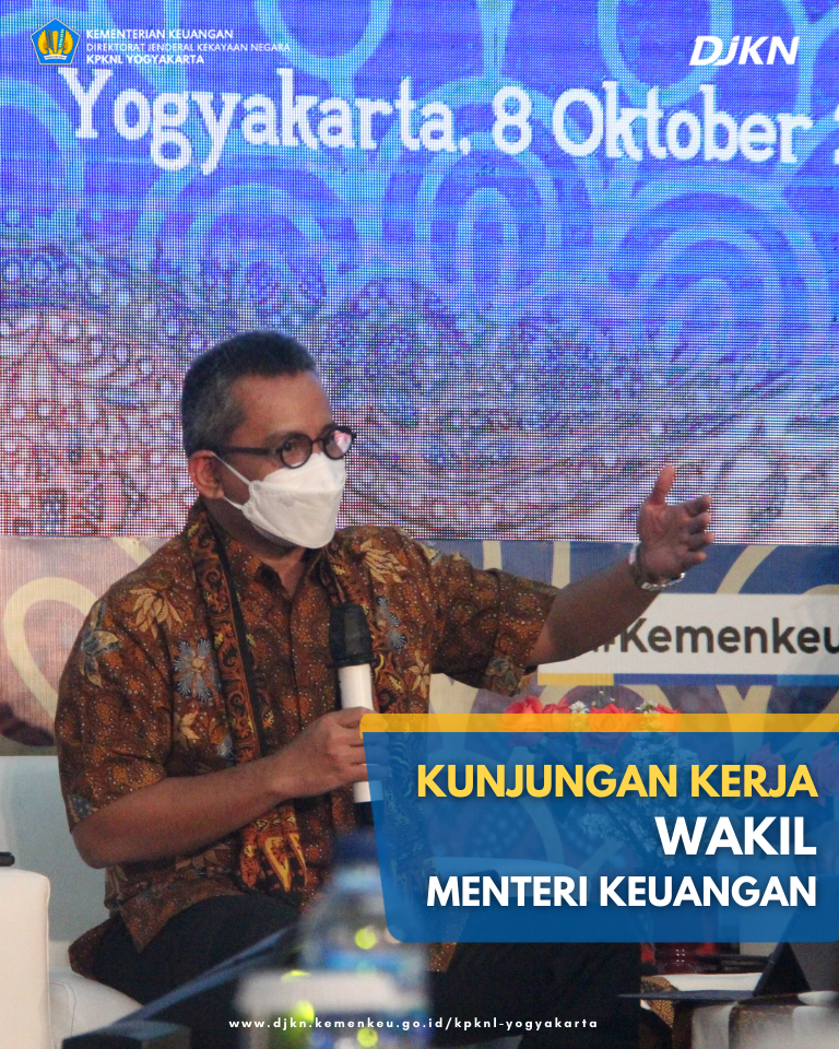 Kunker ke Yogyakarta, Wamenkeu Minta Pertumbuhan Ekonomi Tetap Diupayakan Meski di Tengah Pandemi