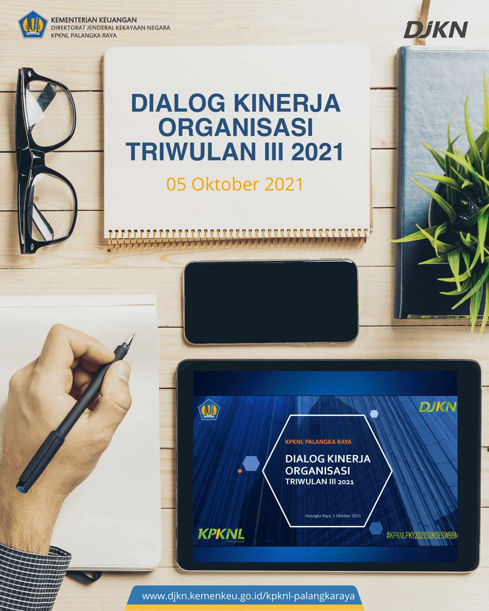Dialog Kinerja Organisasi Triwulan III Tahun 2021 KPKNL Palangka Raya