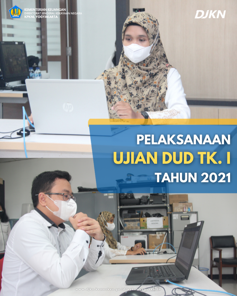 KPKNL Yogyakarta Turut Sukseskan Penyelenggaraan Diklat Ujian Dinas Tingkat I Tahun 2021