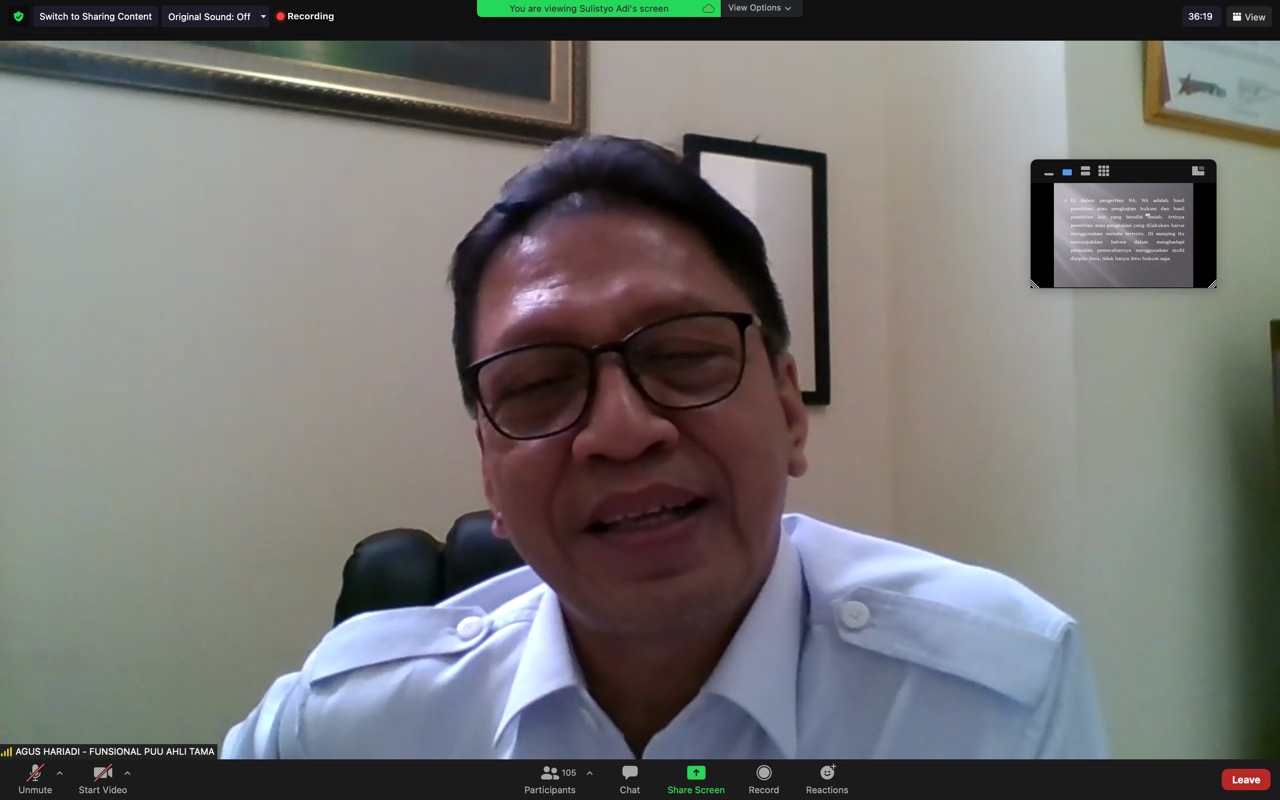 Kualitas Naskah Akademik Menjadi Kunci Keberhasilan Penyusunan RUU