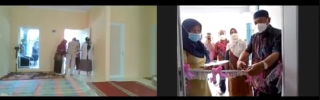 Jumat Berkah, Kepala KPKNL Bekasi Gunting Pita Resmikan Rumah Dinas