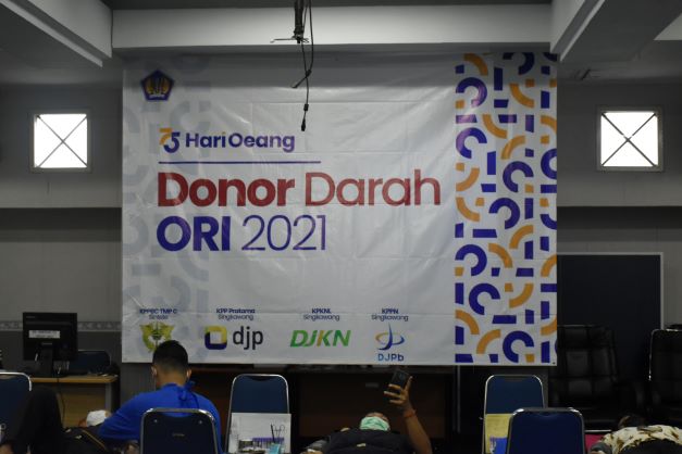 Kementerian Keuangan Lingkup Singkawang Adakan Kegiatan Donor Darah