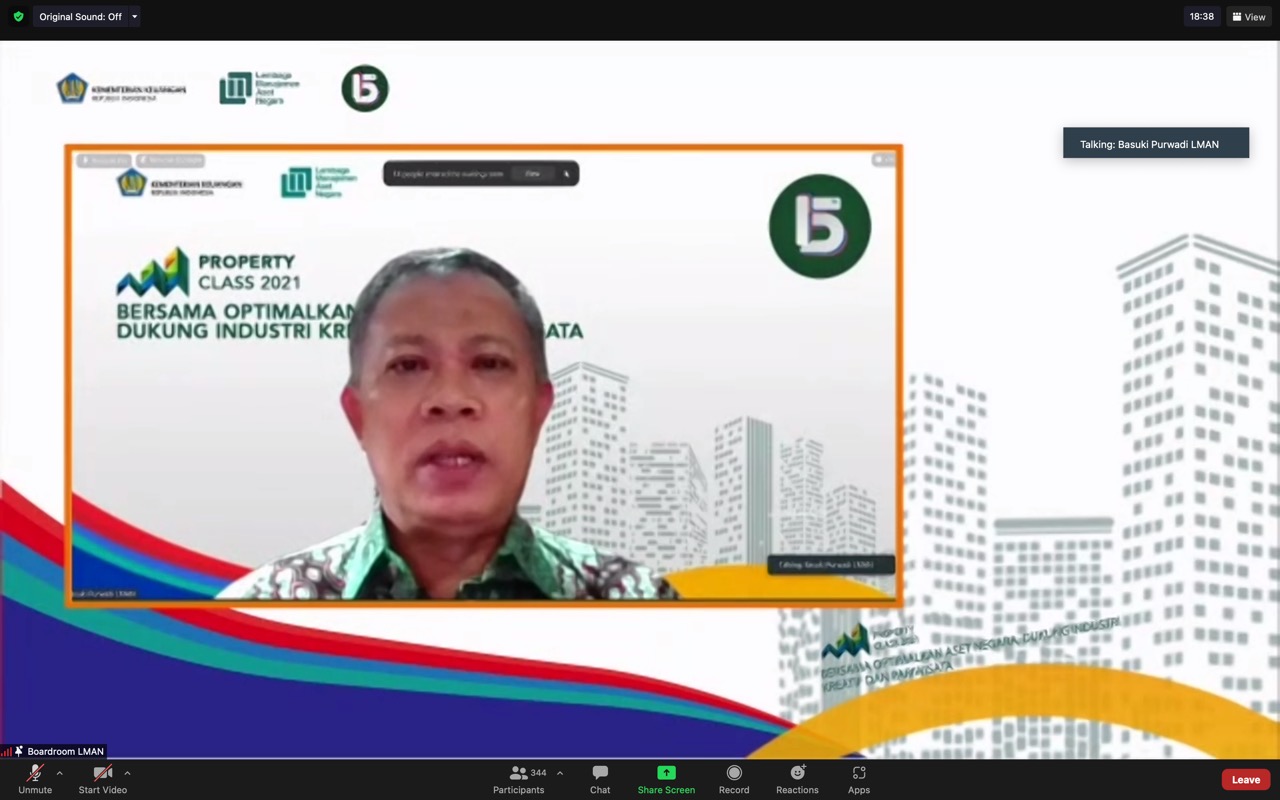 Dukung Bangkitnya Industri Kreatif dan Pariwisata, LMAN Gelar Property Class 2021