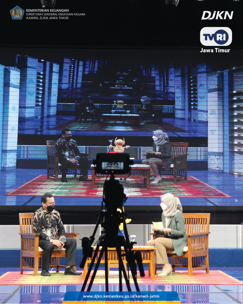 Kanwil DJKN Jatim Berikan Informasi Pemberdayaan UMKM di TVRI