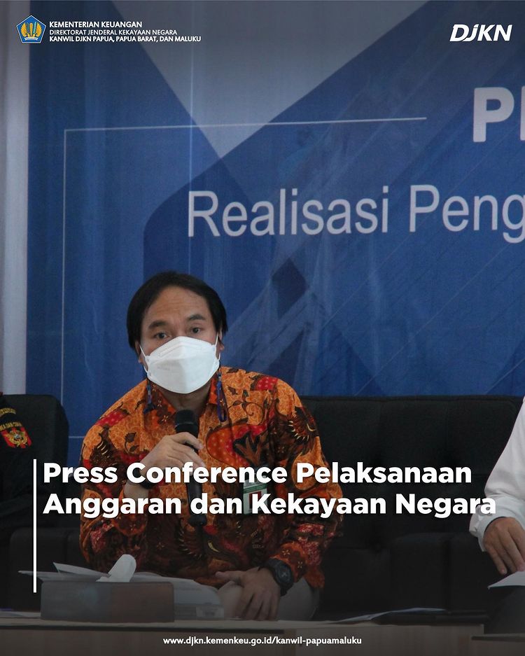 Perwakilan Kemenkeu Papua Lakukan Press Conference Realisasi Anggaran Keuangan Negara dan Kekayaan Negara 