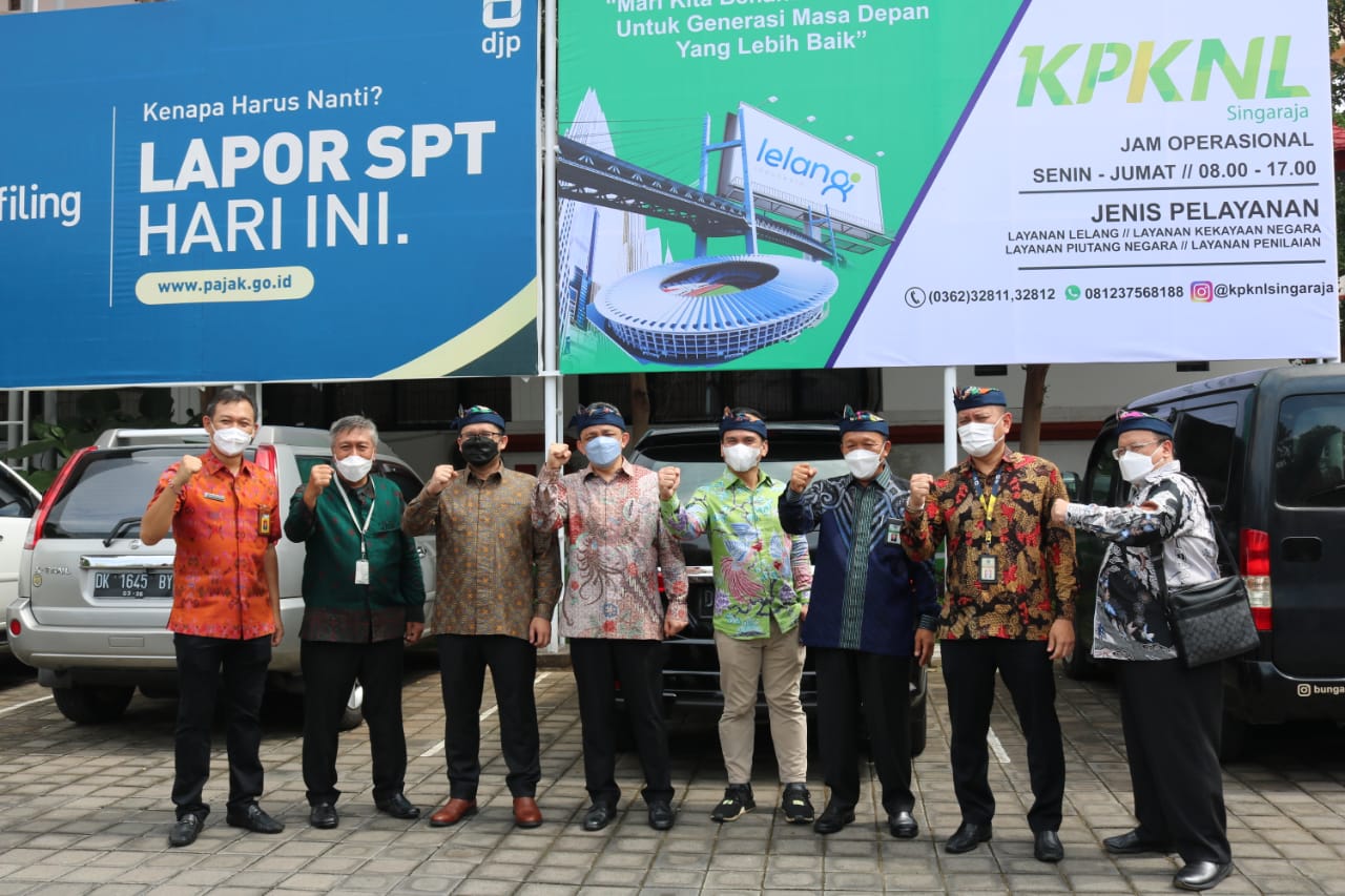 Terima Kunker Pimpinan Kemenkeu, KPKNL Singaraja Siap Wujudkan Kemenkeu Satu