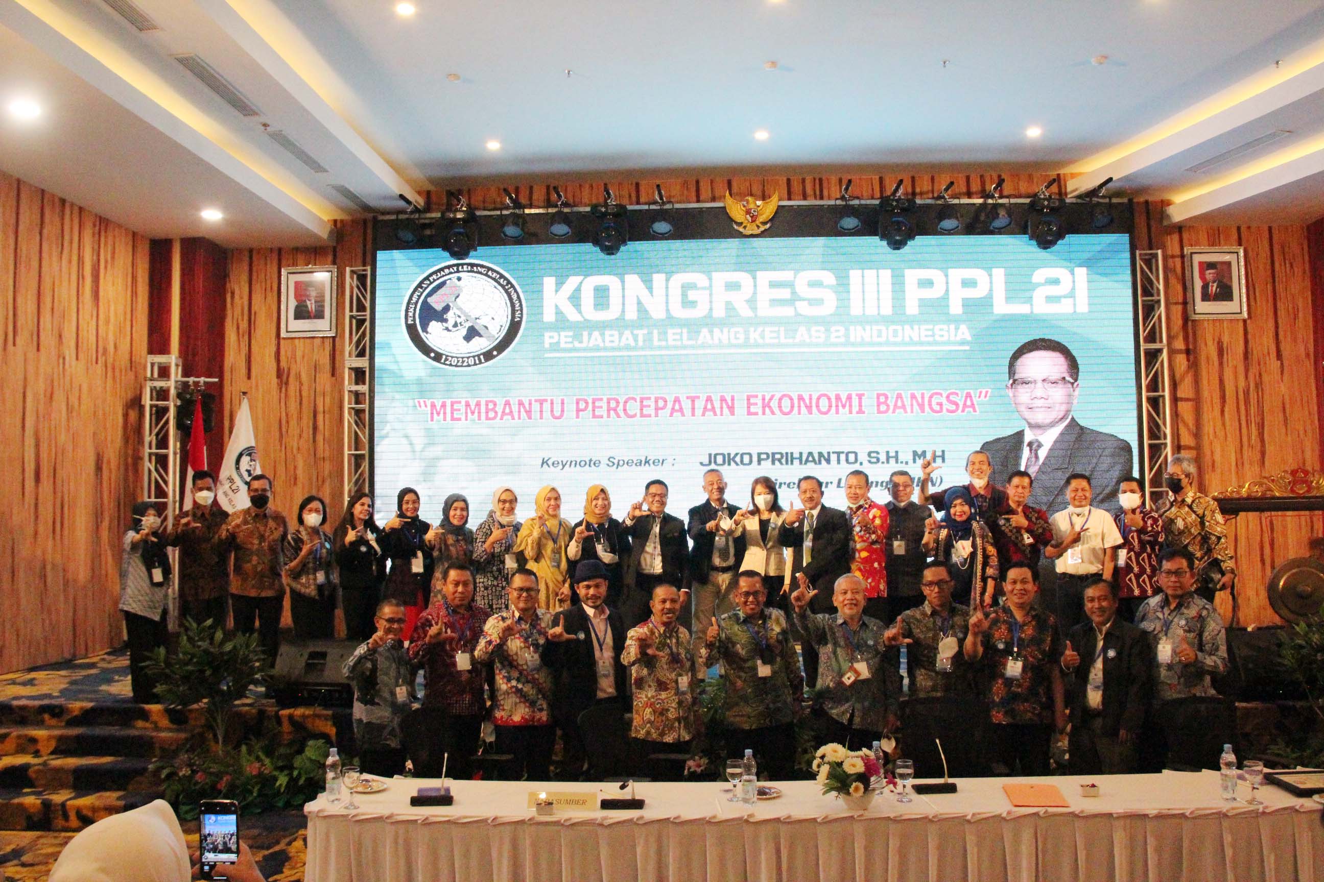 Kongres III IPL2I, PL Kelas II Siap Membantu Percepatan Ekonomi Bangsa