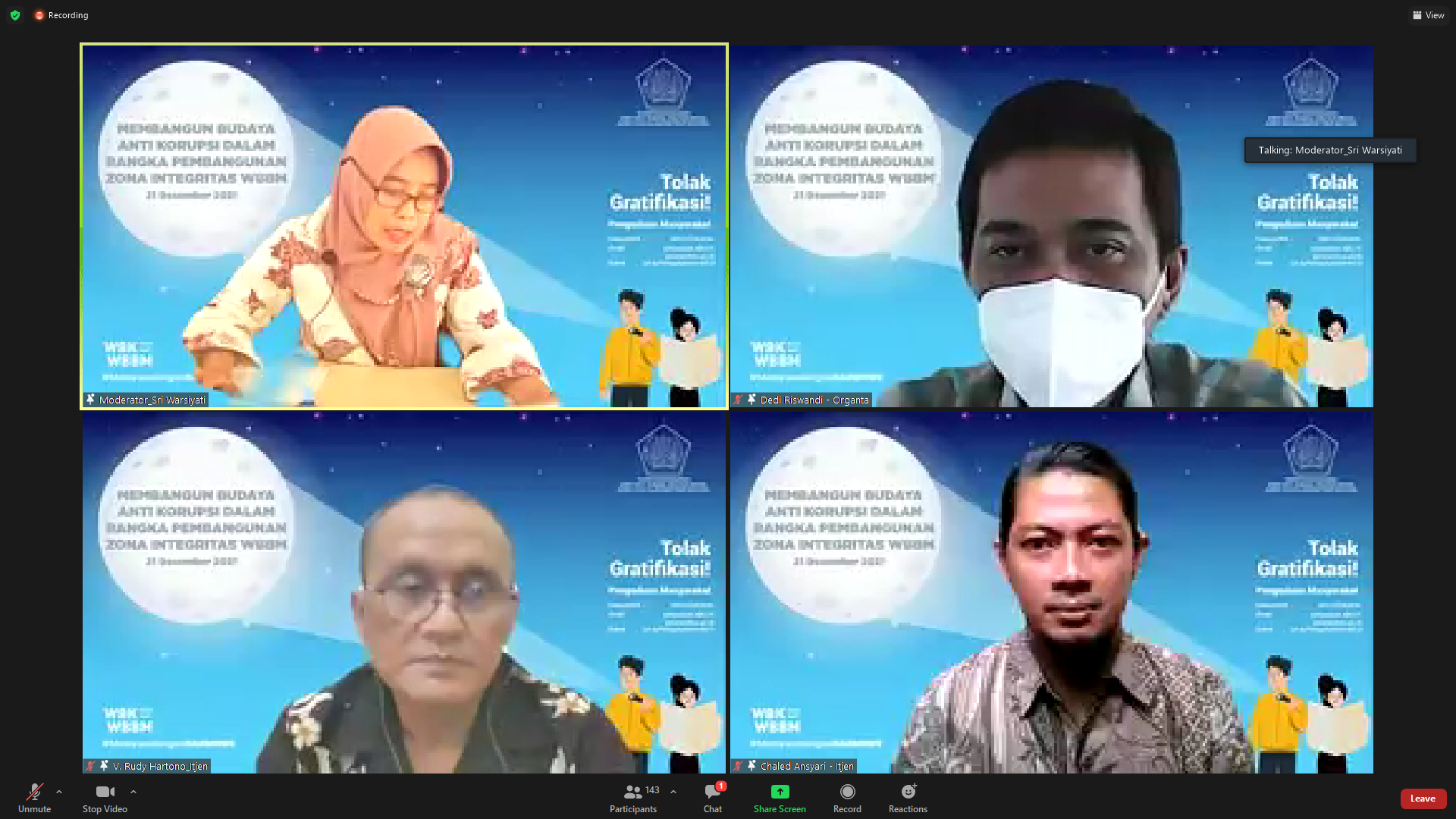 Sambut Pelaksanaan ZI WBBM 2022, Kanwil DJKN Kaltimtara Selenggarakan Sosialisasi Pembangunan ZI Berkelanjutan