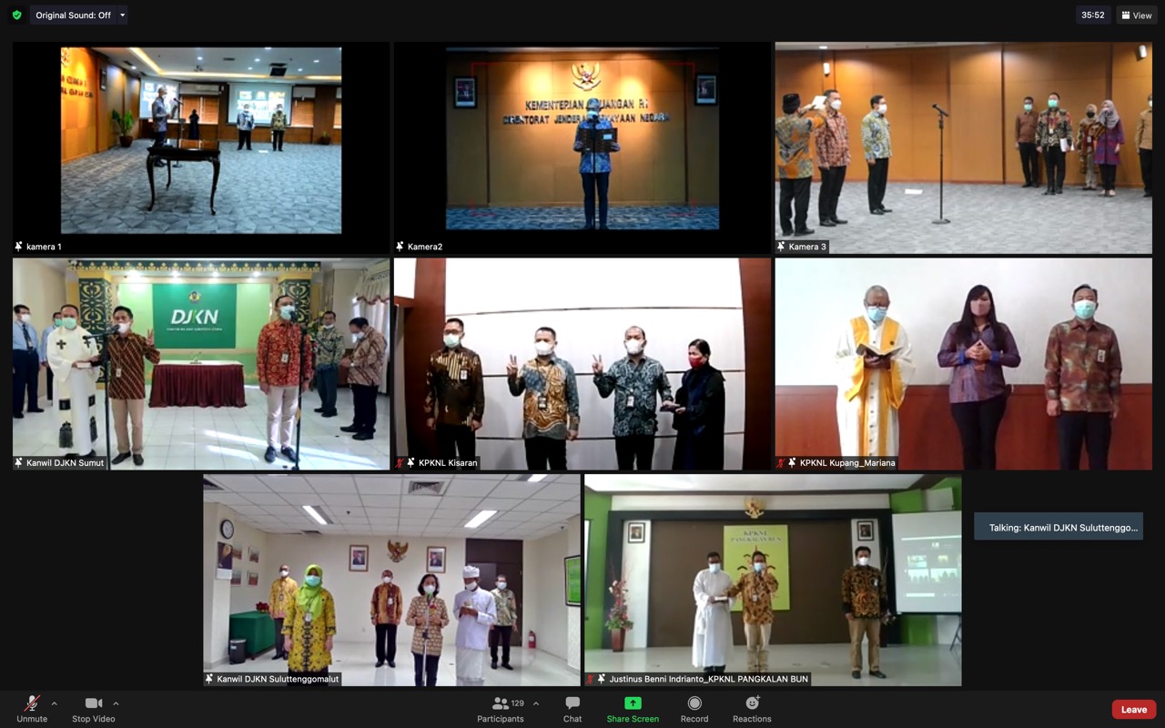 Lantik Pejabfung dan Pejabat Pengawas, Dirjen KN : Jabatan adalah Besarnya Kepercayaan dan Tingginya Harapan