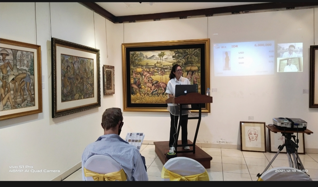 lelang lukisan eksekusi non sukarela di Tebesaya Gallery Ubud Kabupaten Gianyar