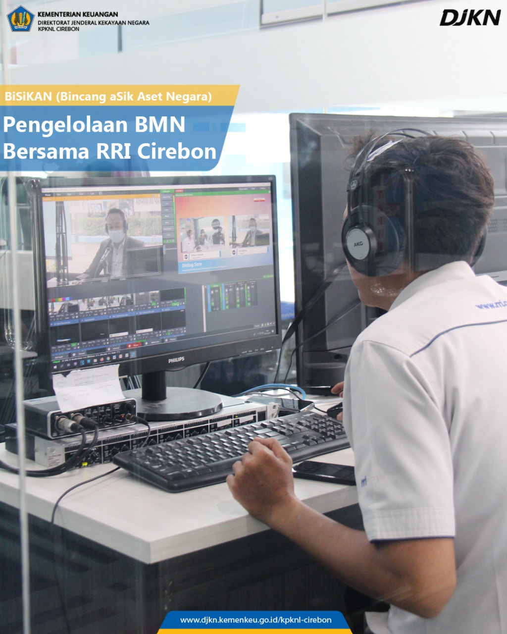 Bincang Asik Aset Negara bersama RRI, KPKNL Cirebon Bahas Pemanfaatan BMN Melalui Sewa