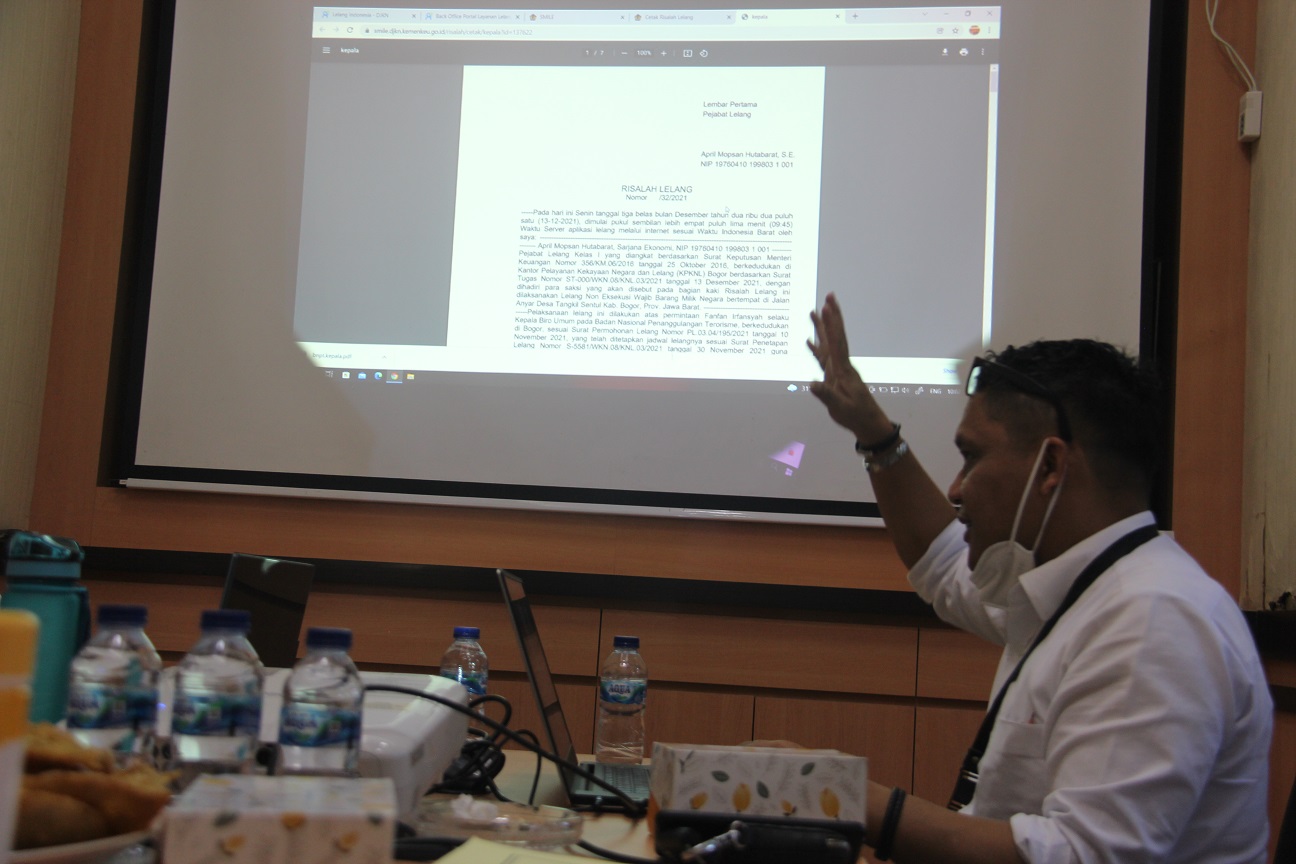 KPKNL Bogor Lelang 17 kendaraan Milik BNPT