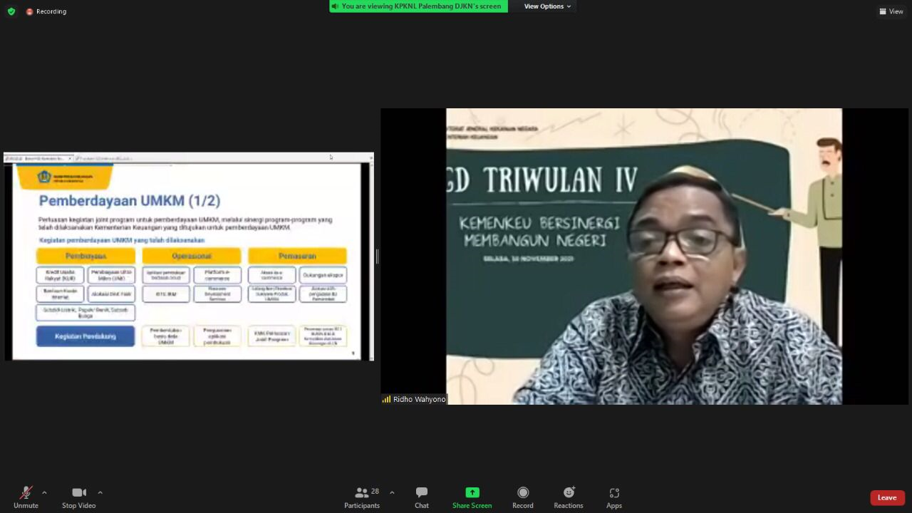 Focus Group Discussion Pejabat Administrator Triwulan IV KPKNL Palembang