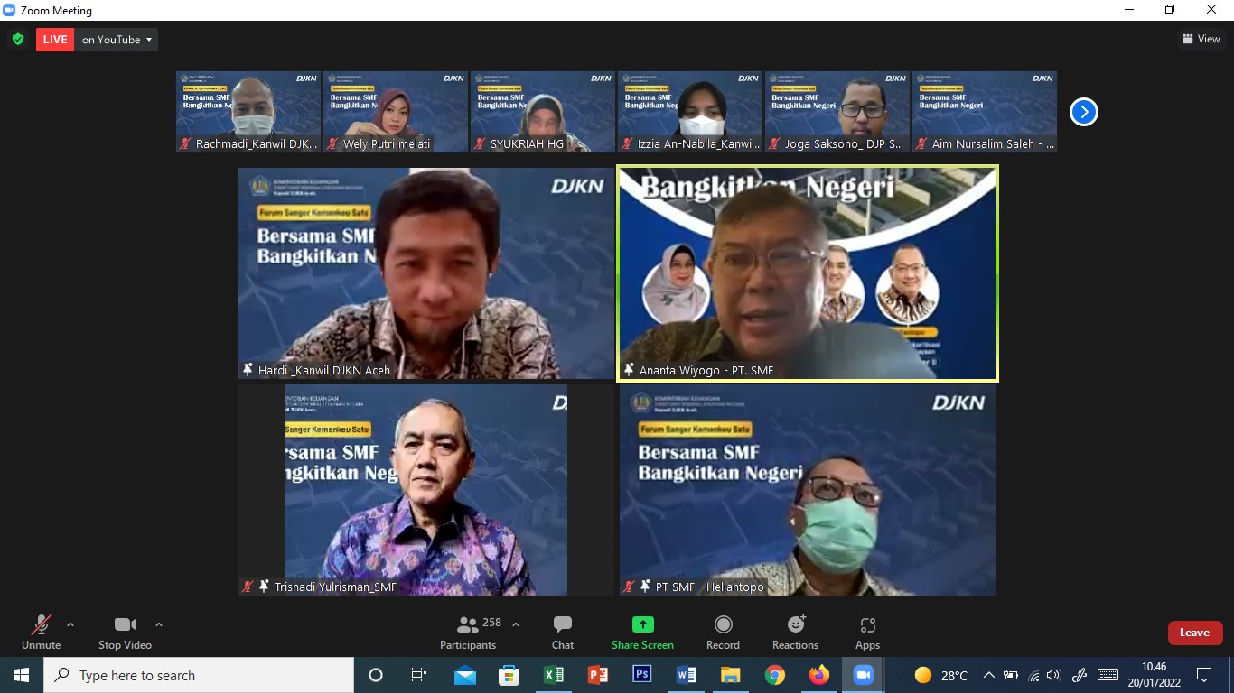 PT SMF (Persero) Perkenalkan Diri dan Layanan di Forum Sanger Kemenkeu Satu