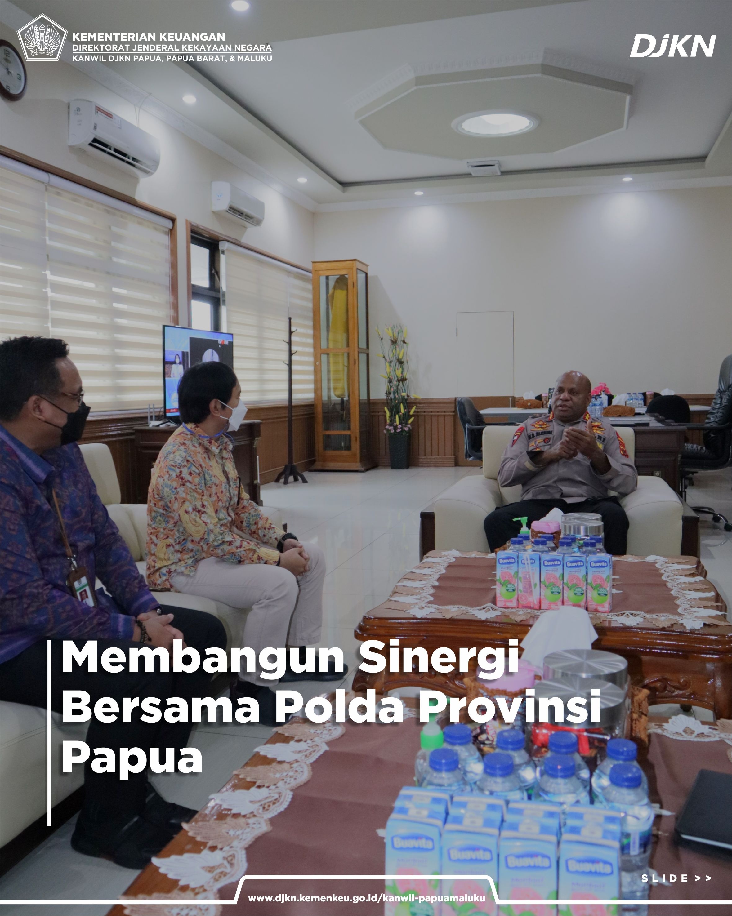 Membangun Sinergi Bersama Dengan Kepolisian Daerah Provinsi Papua