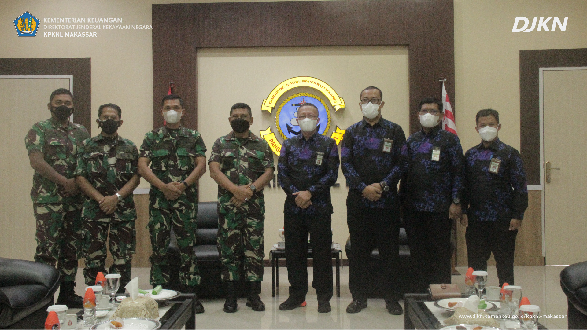 Sinergi antara KPKNL Makassar dengan Lantamal VI Makassar