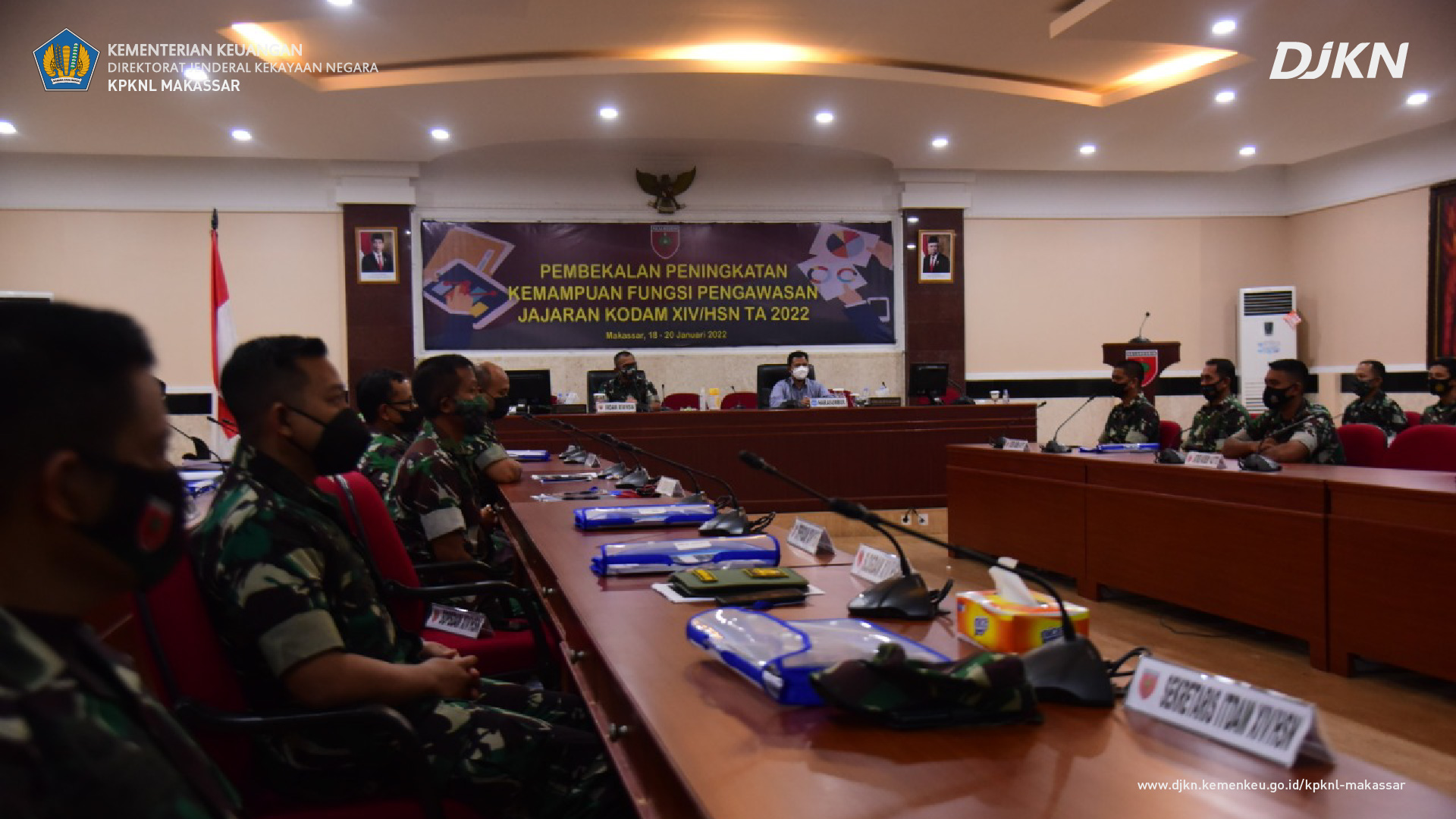Sosialisasi Pemanfaatan BMN di Lingkungan Kodam XIV/Hasanuddin