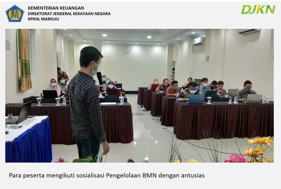KPKNL Mamuju Sosialisasikan Pengelolaan BMN pada Satker BPS di Wilayah Sulbar