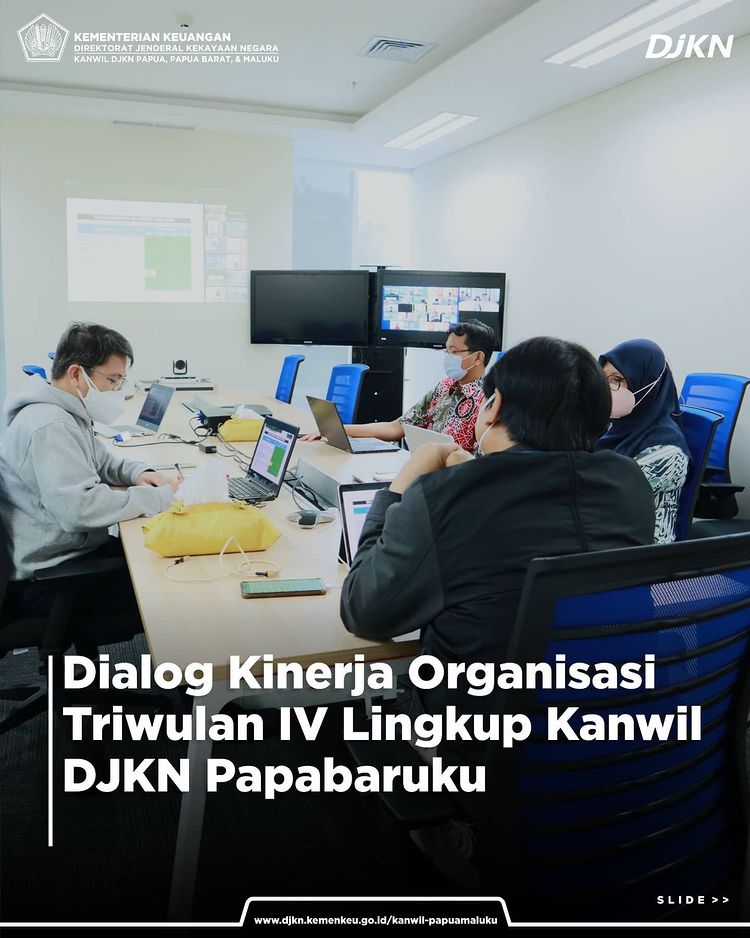 Rapat Dialog Kinerja Organisasi Lingkup Kanwil DJKN Papabaruku Periode Triwulan IV Tahun 2021