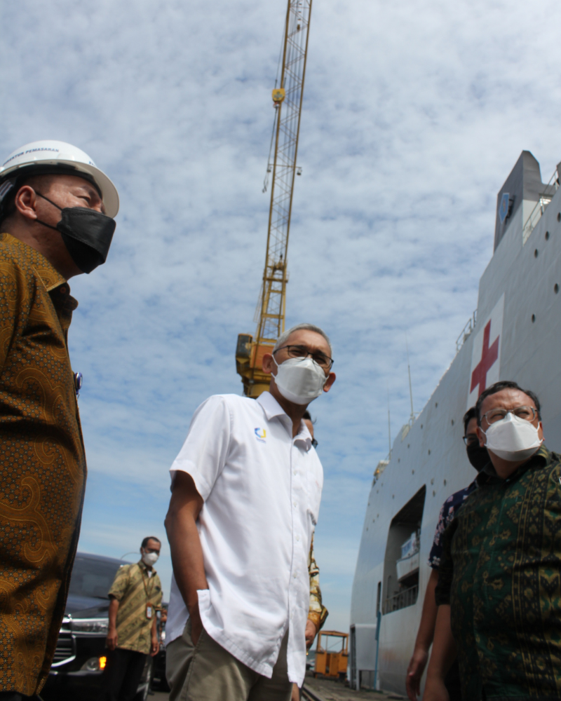 Kunjungi PT PAL, Wamenkeu Harapkan PT PAL Lebih Berkembang Dikancah Internasional