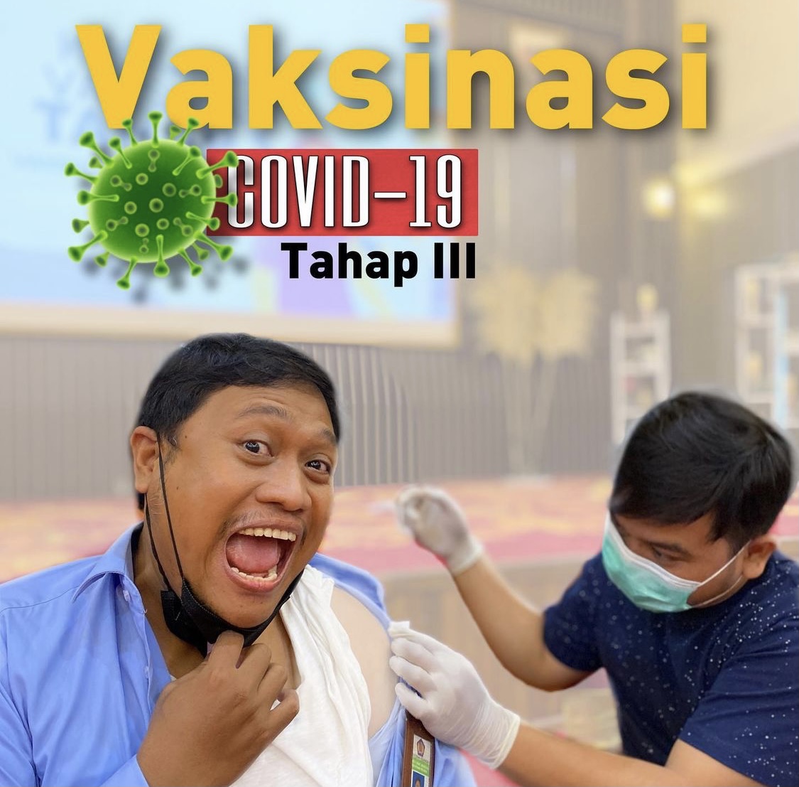 Para Pegawai Kanwil DJKN Suluttenggomalut Terima Vaksin Booster Covid-19