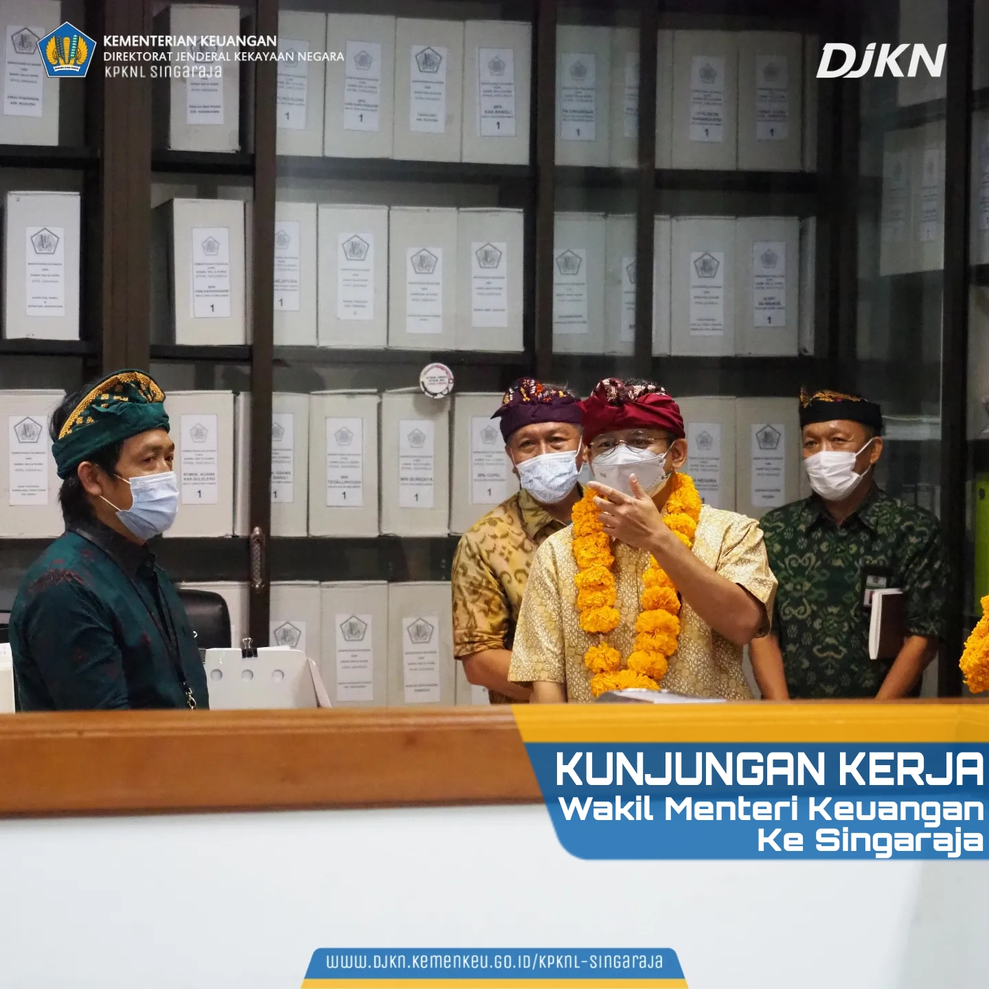 Terima Kunjungan Wamenkeu, KPKNL Singaraja Siap Berinovasi