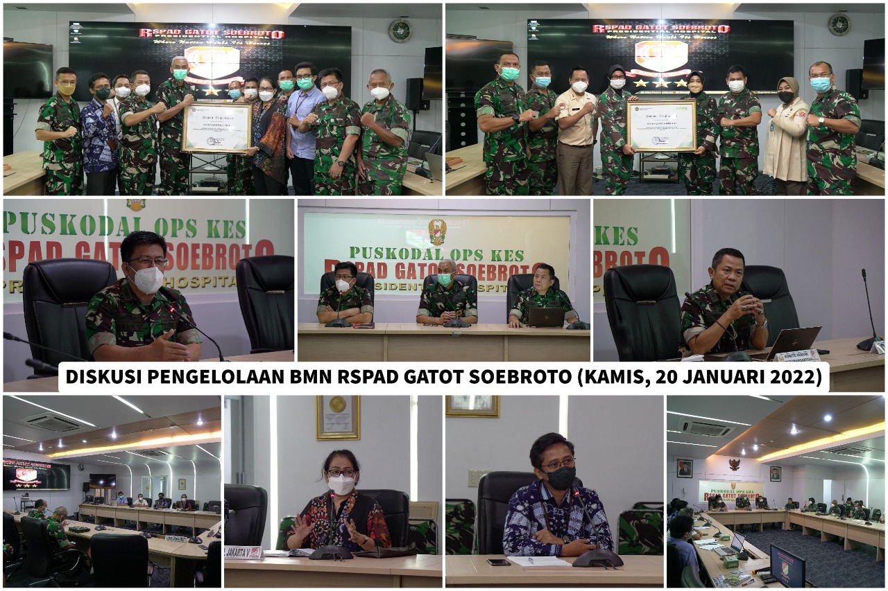 Diskusi dan Koordinasi Pengelolaan BMN antara KPKNL Jakarta V  dan RSPAD Gatot Soebroto